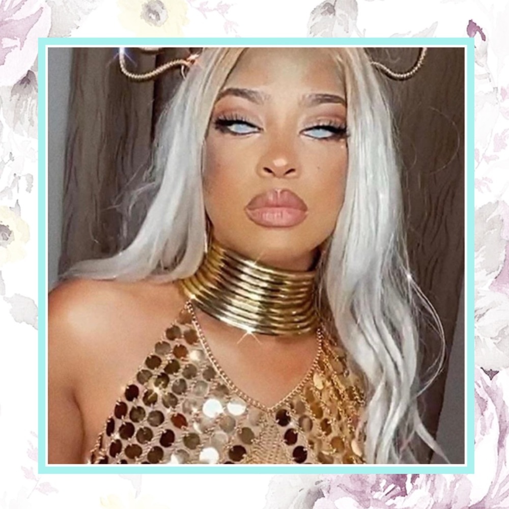 🌸 GODDESS CHOKER NECKLACE STACKER LAYER STYLE GOLD BOHEMIAN BOHO QUEEN COSPLAY
